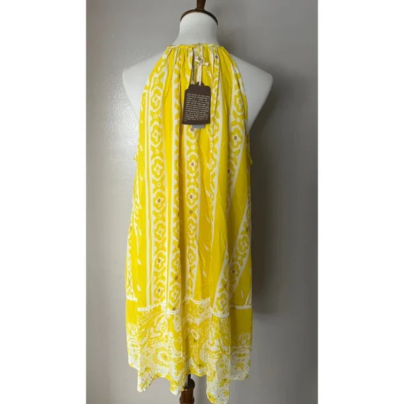 Anthropologie Halter Tunic Mini Dress